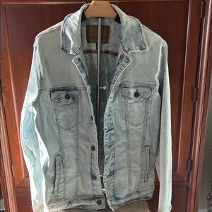 American Eagle Outfitters Faded Blue Denim Jacket
